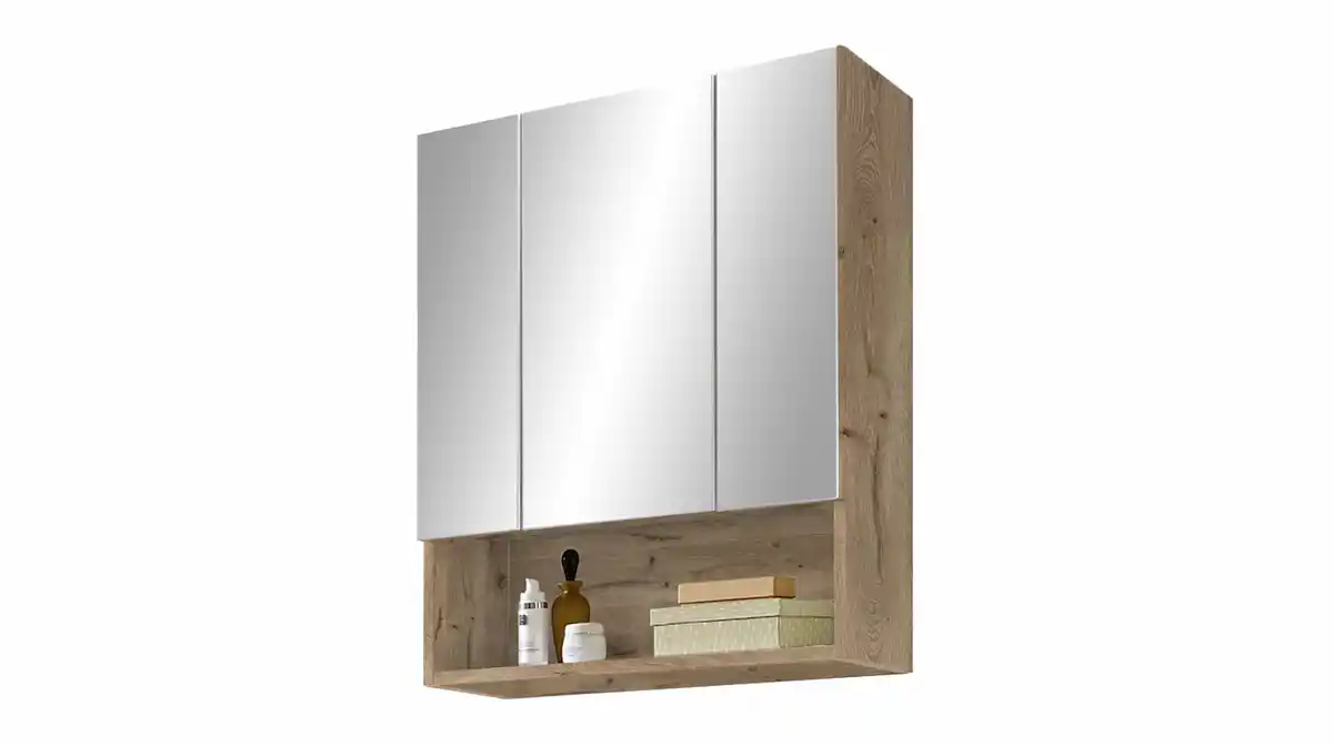 Bild 1 von Spiegelschrank Viking Eiche 65 cm - 3-türig - KRETA