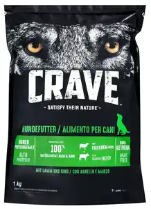 CRAVE Hundefutter, 1-kg-Beutel