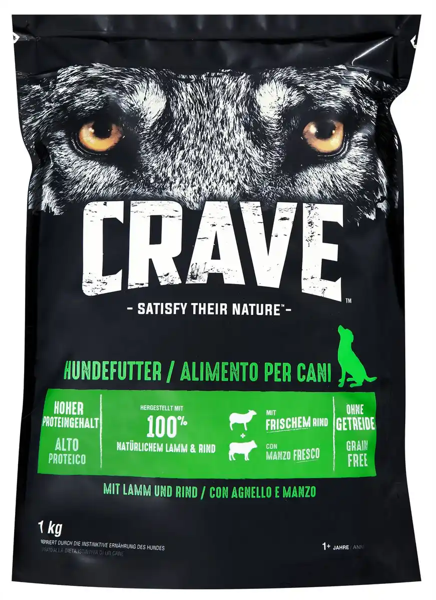 Bild 1 von CRAVE Hundefutter, 1-kg-Beutel