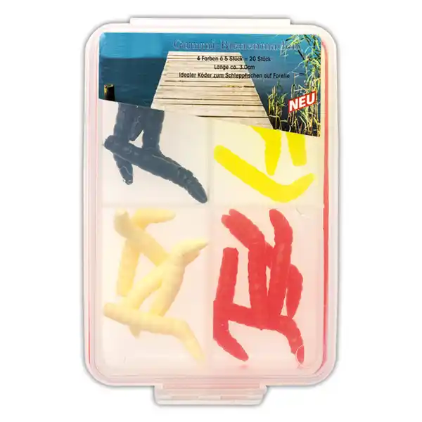 Bild 3 von AllGear Fishing Gummi-Bienenmaden 20tlg.