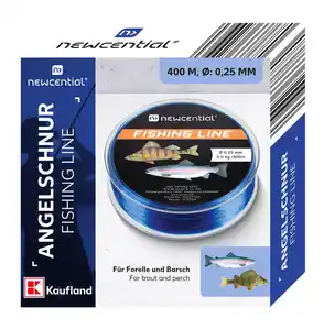 NEWCENTIAL® Angelschnur »Forelle/Barsch«, 400-m-Rolle