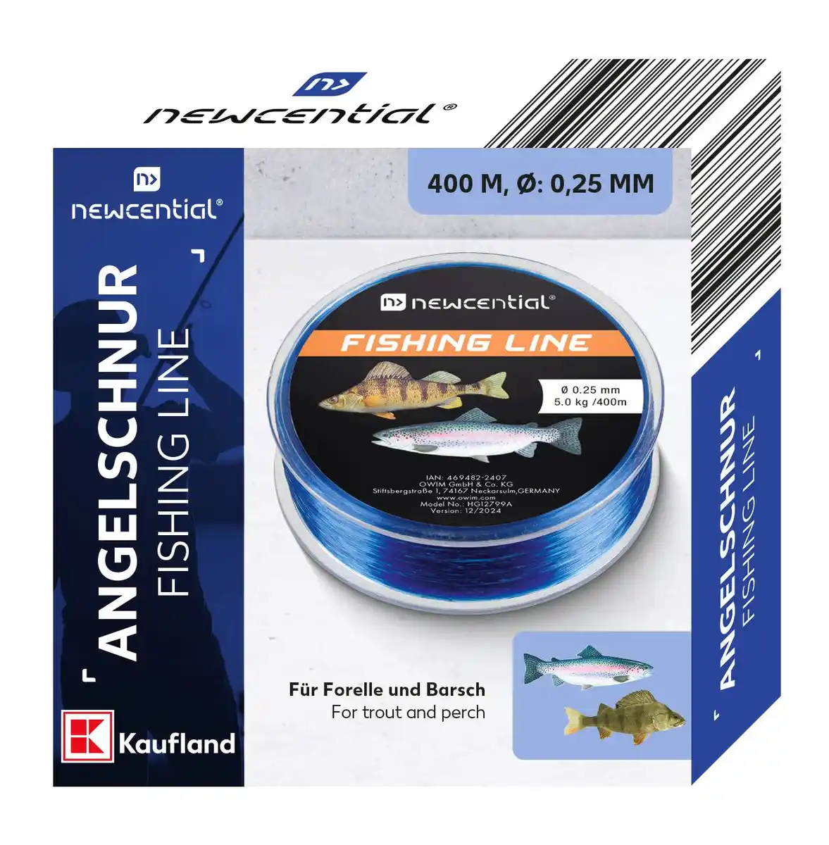 Bild 1 von NEWCENTIAL® Angelschnur »Forelle/Barsch«, 400-m-Rolle