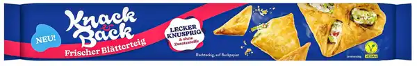 Bild 1 von KNACK & BACK Frischer Blätterteig, 275-g-Packg.