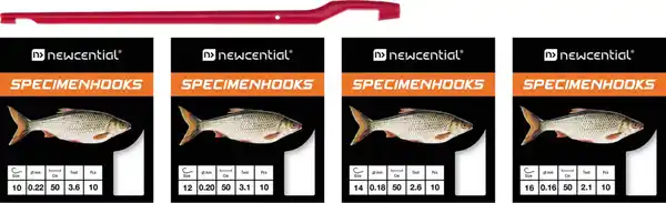 Bild 2 von NEWCENTIAL® Vorfachhaken-Set »Weißfische«, 81-teilig