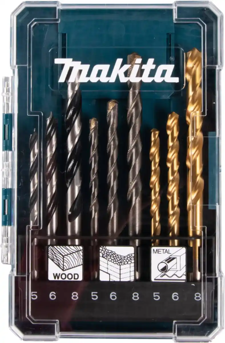 Bild 1 von MAKITA Bohrer-Set »D-71962«, 9-teilig