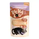 Bild 1 von Lucky Lou Nassfutter Katze Adult Geflügel und Lachs 16x125 g