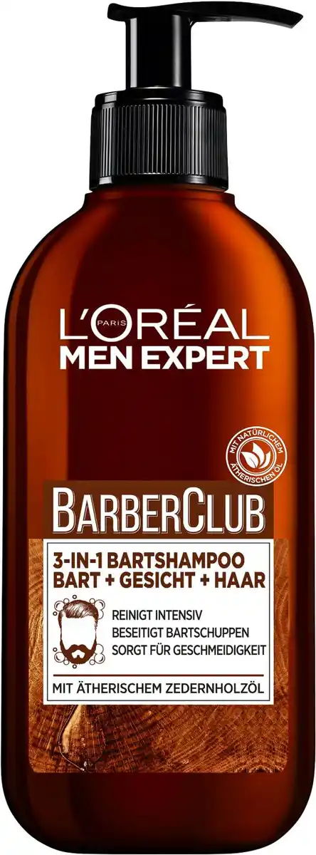 Bild 1 von L'ORÉAL PARIS Men Expert 3-in-1-Bartshampoo, 200-ml-Fl.