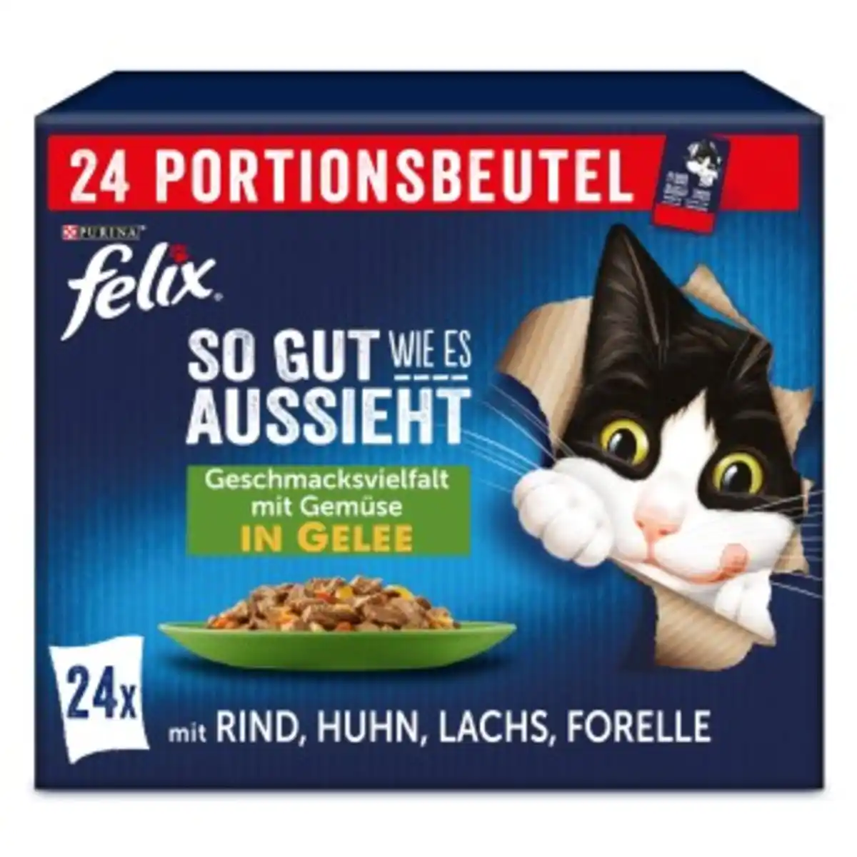 Bild 1 von Felix So gut wie es aussieht 24x85g Geschmacksvielfalt mit Gemüse