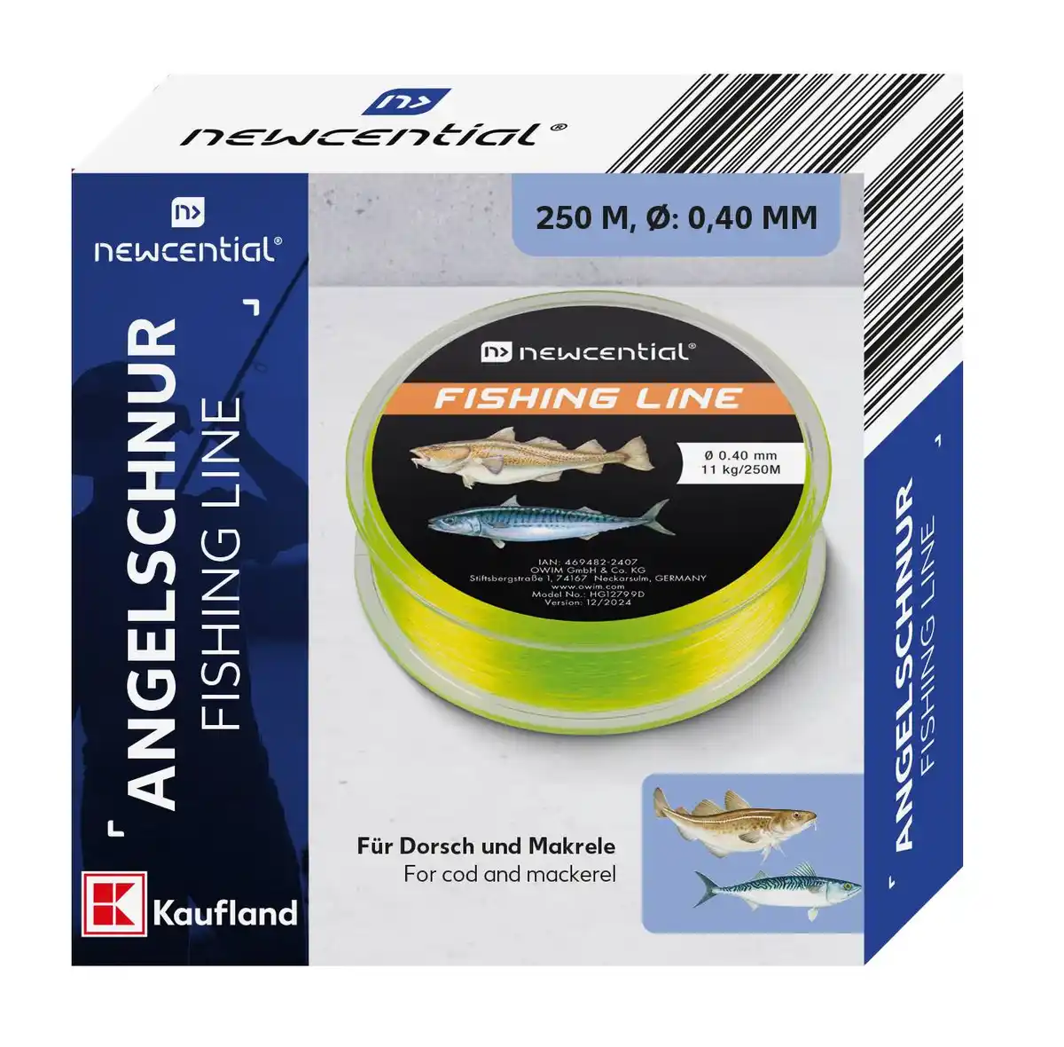 Bild 1 von NEWCENTIAL® Angelschnur »Dorsch/Makrele«, 250-m-Rolle