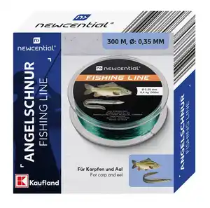 NEWCENTIAL® Angelschnur »Karpfen/Aal«, 300-m-Rolle