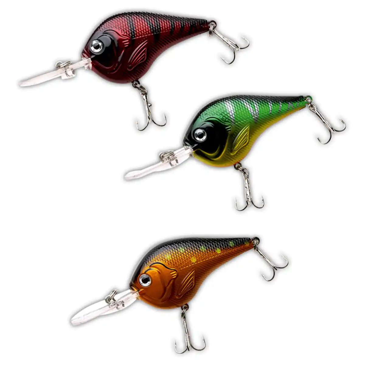 Bild 1 von AllGear Fishing Wobbler-Set 3tlg.