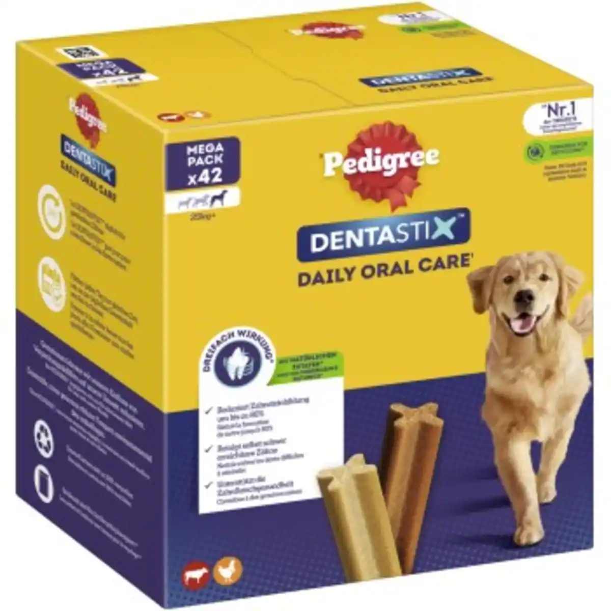 Bild 1 von Pedigree Zahnpflege Dentastix Daily Oral Care Multipack Maxi, 42x