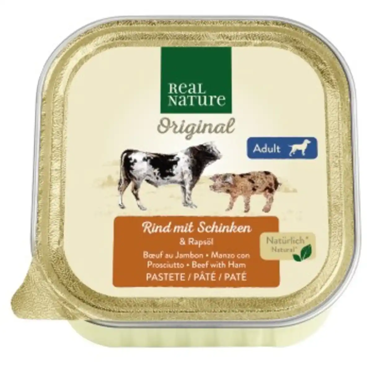 Bild 1 von REAL NATURE Adult Rind und Schinken 17x100 g