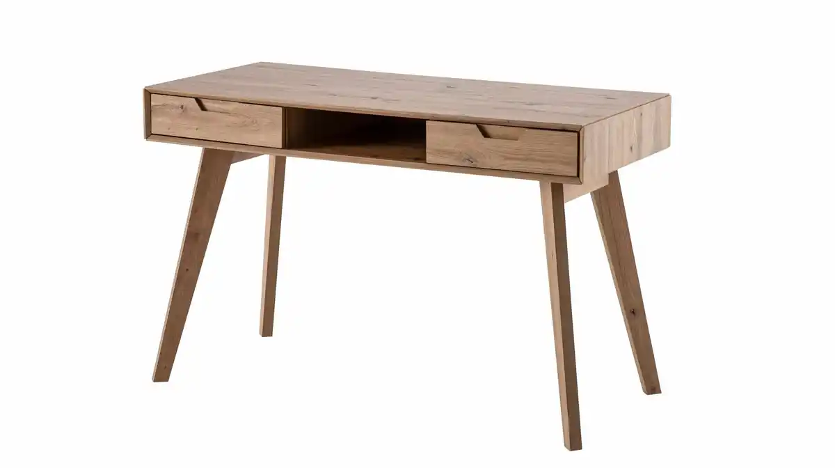 Bild 1 von Schreibtisch Eiche teilmassiv - 120 cm - HELSING