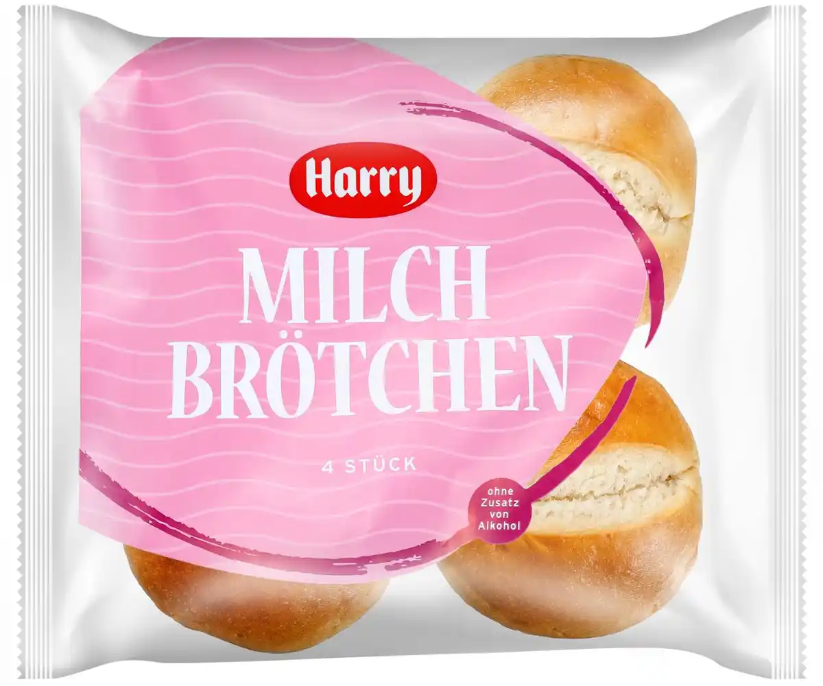 Bild 1 von HARRY Milchbrötchen, 4 St. = 220-g-Packg.