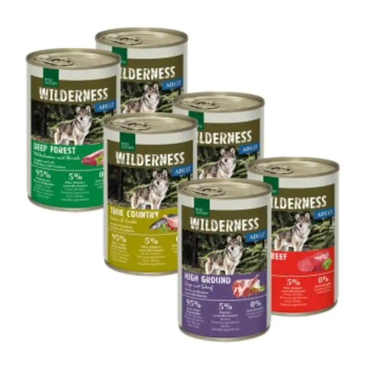 Bild 1 von REAL NATURE Wilderness Adult 6x400 g Mixpaket 1