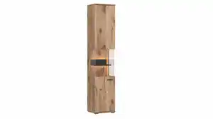 Vitrine mit Beleuchtung Viking Eiche Breite 40 cm - PARDOO