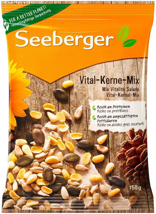Bild 1 von SEEBERGER Vital-Kerne-Mix, 150-g-Beutel