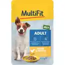 Bild 1 von MultiFit Adult Little Dog Pouch Jelly Huhn & Gemüse 24x100 g