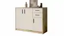 Bild 1 von Kommode mit 2 Schubladen beige - Artisan Eiche 109 x 50 cm - NELLY