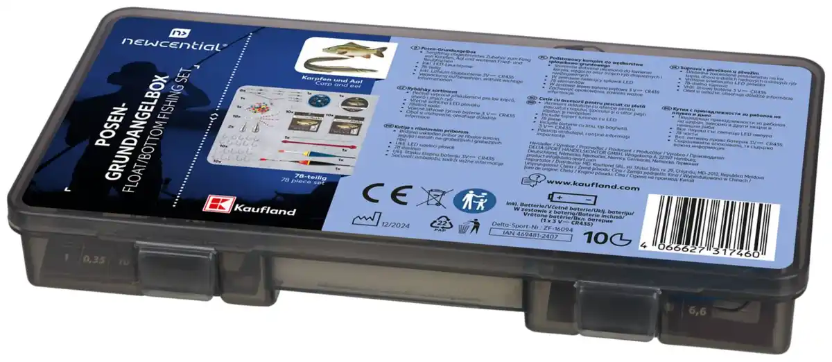 Bild 1 von NEWCENTIAL® Posen-Grundangelbox, 78-teilig