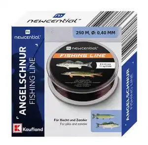NEWCENTIAL® Angelschnur »Hecht/Zander«, 250-m-Rolle