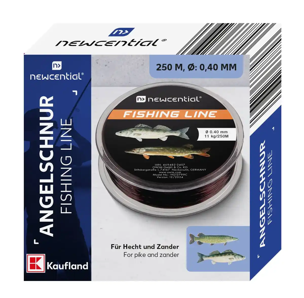 Bild 1 von NEWCENTIAL® Angelschnur »Hecht/Zander«, 250-m-Rolle