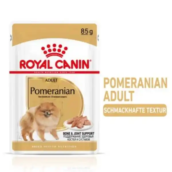 Bild 1 von ROYAL CANIN Breed Pomeranian Feuchtnahrung für Zwergspitze als Mousse (>8 Monate)12x85g