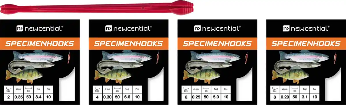 Bild 1 von NEWCENTIAL® Vorfachhaken-Set »Naturköder«, 81-teilig