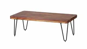 Couchtisch Sheesham massiv gebeizt 115 x 60 cm - BRAGE