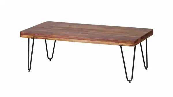Bild 1 von Couchtisch Sheesham massiv gebeizt 115 x 60 cm - BRAGE