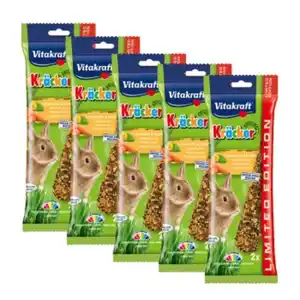 Vitakraft Kräcker Zwergkaninchen 5x2er Löwenzahn und Karotte