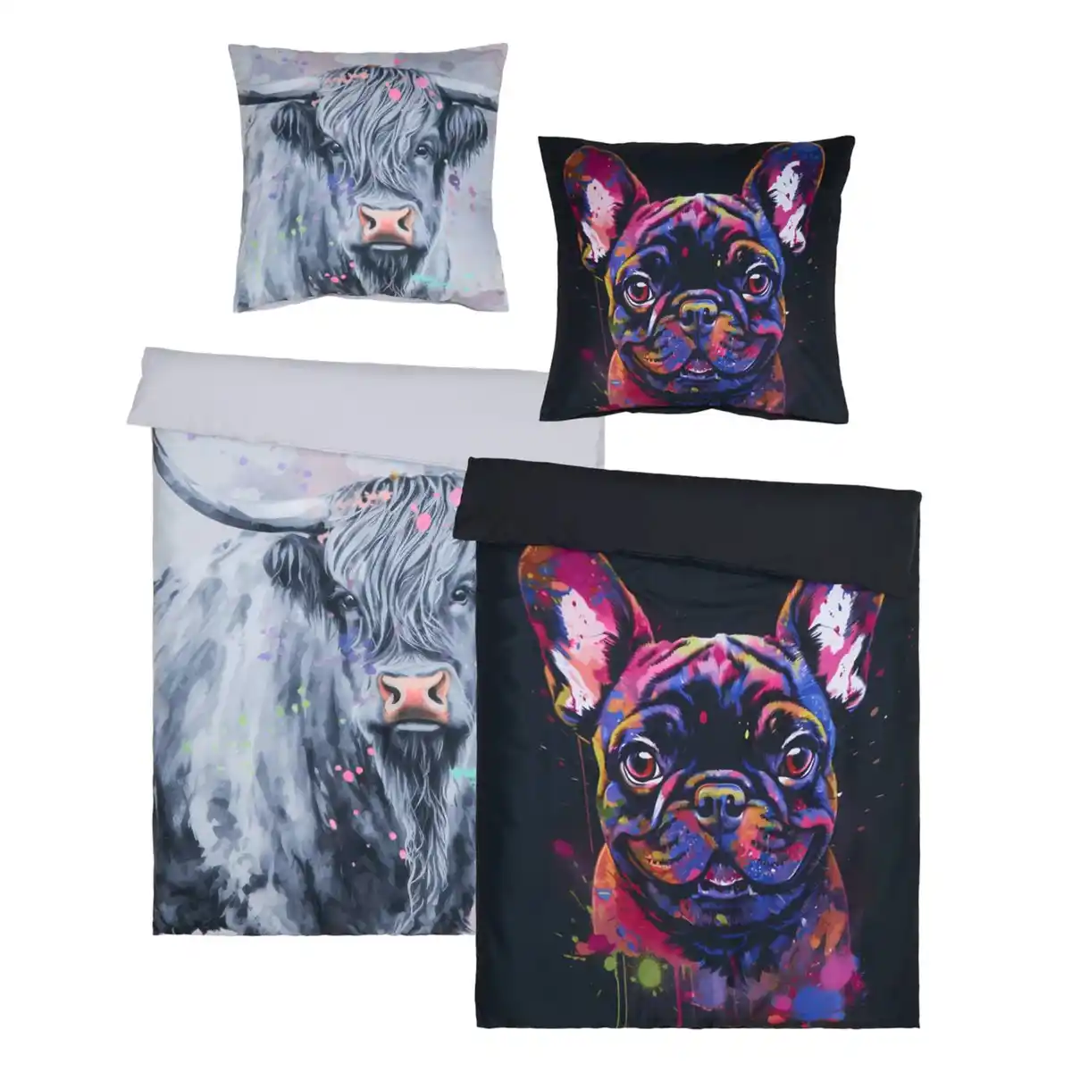 Bild 1 von DREAM@HOME Mikrofaser-Bettwäsche-Set, 2-teilig