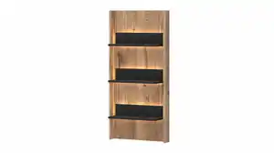 Wandboard mit Beleuchtung Viking Eiche - anthrazit 50 cm - PARDOO