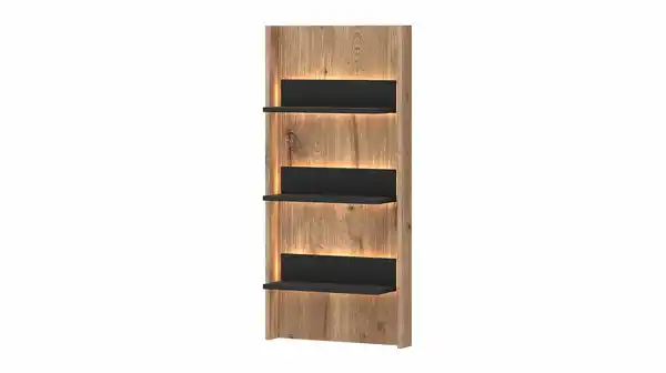 Bild 1 von Wandboard mit Beleuchtung Viking Eiche - anthrazit 50 cm - PARDOO