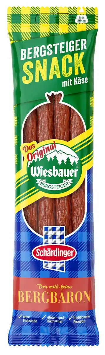Bild 1 von WIESBAUER Bergsteiger-Snack mit Käse, 80-g-Packg.