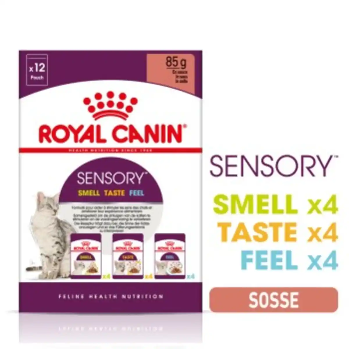 Bild 1 von ROYAL CANIN Sensory Smell Taste Feel Multipack in Soße 12x85 g