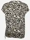 Bild 2 von Große Größen Leoshirt mit Bindeband Beige