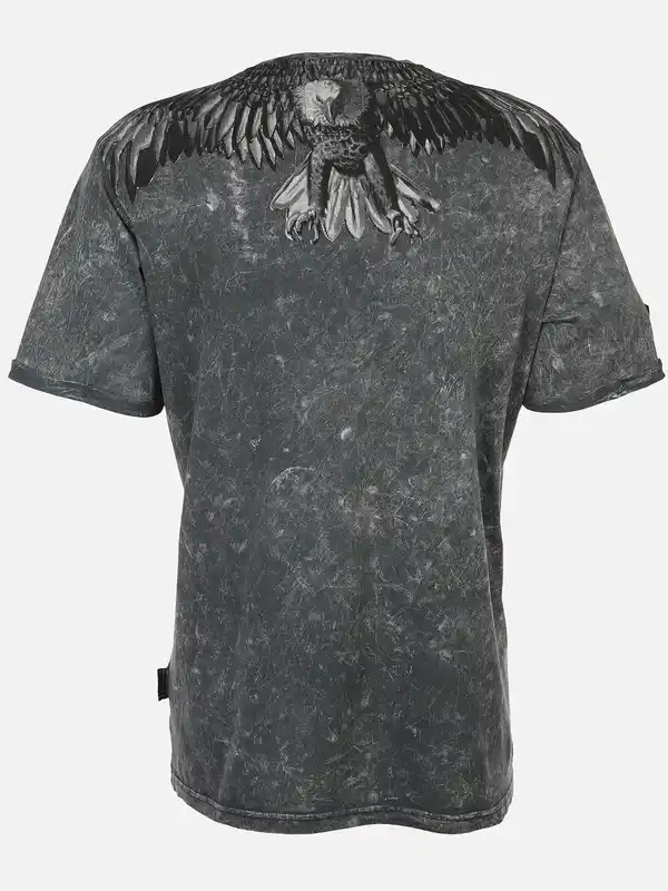 Bild 2 von Herren Shirt mit coolem Frontprint Grau