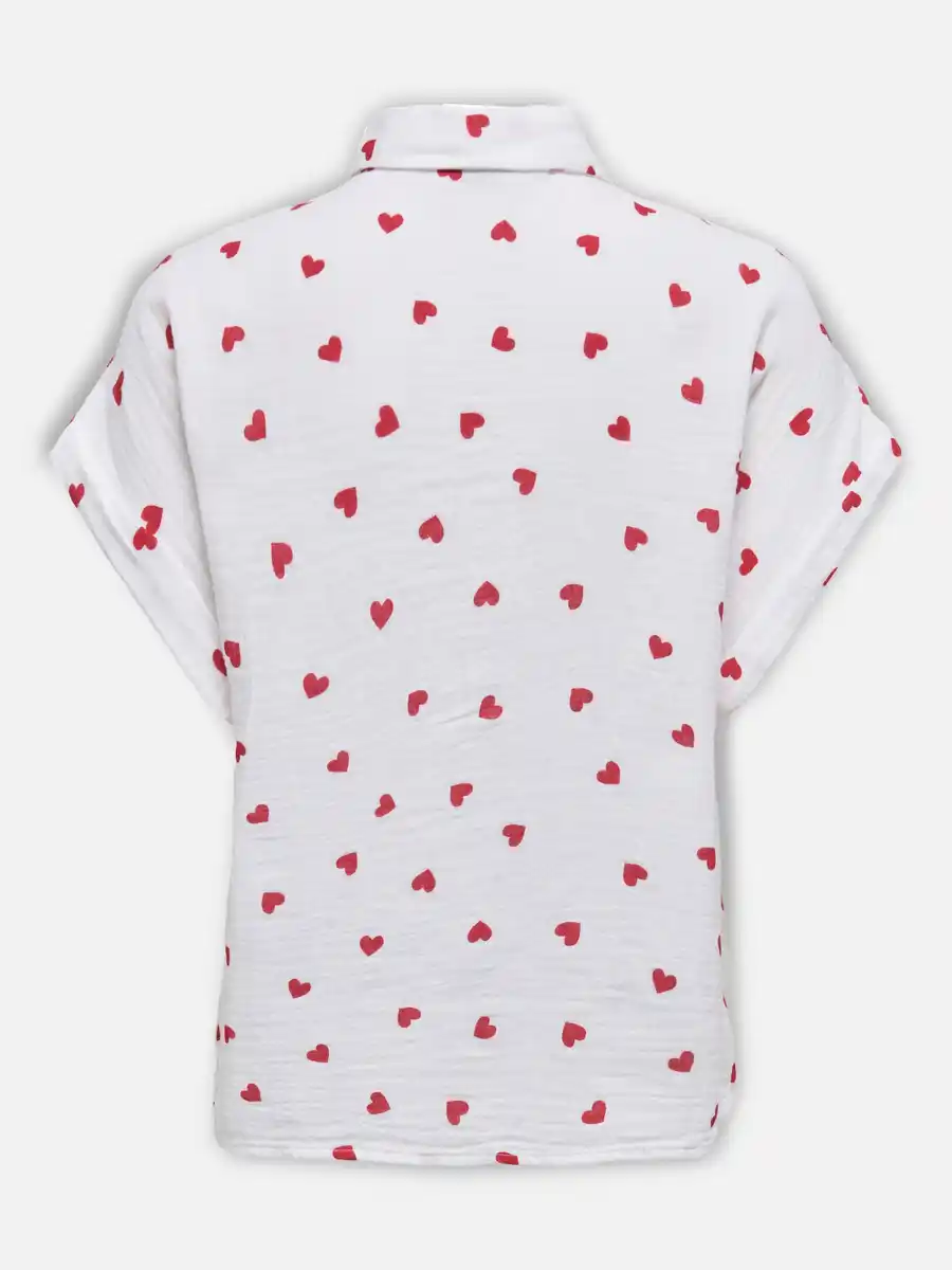 Bild 2 von Only ONLTHYRA LIFE SS FOLD Bluse Weiß