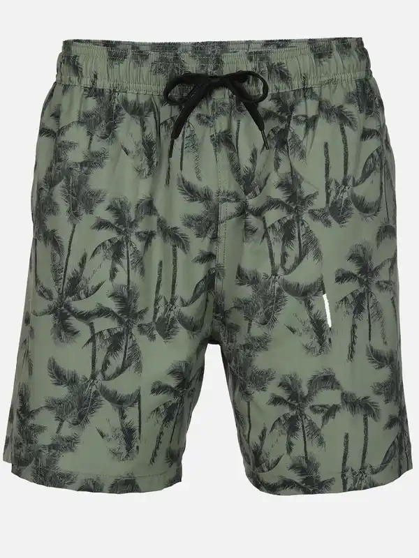 Bild 1 von Herren Badeshorts mit Print Grün