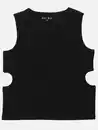 Bild 2 von Mädchen Shirt mit Cut-Outs Schwarz