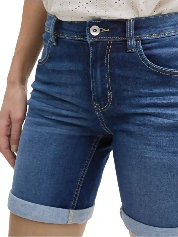 Bild 3 von Damen Jeans Short Blau