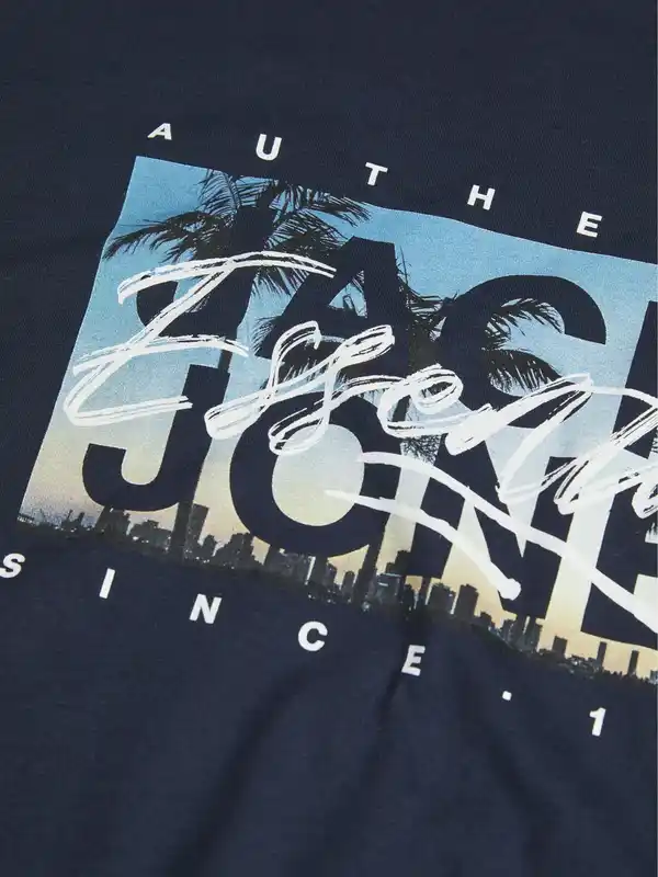 Bild 2 von Herren JJCOLTON T-Shirt Schwarz