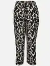 Bild 2 von Damen Sommerhose mit Minimalprint Schwarz