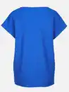 Bild 2 von Damen Jacquard T-Shirt Blau
