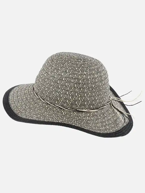 Bild 2 von Damen Hut mit bedruckter Krempe Schwarz