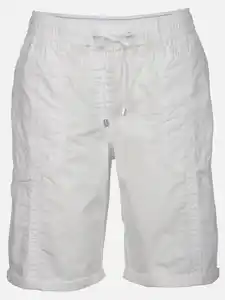 Damen Papertouch Bermuda Weiß