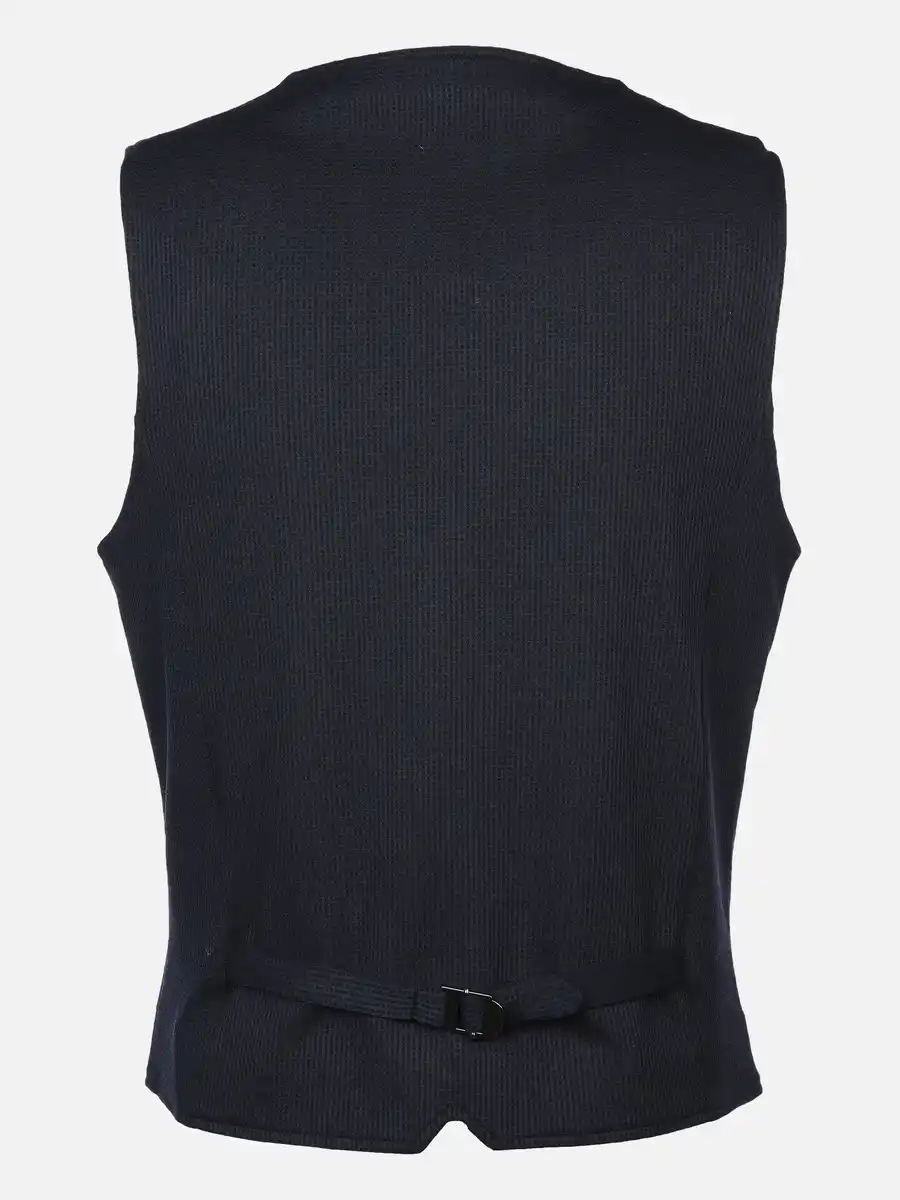 Bild 2 von Herren Jerseyweste in Waffelstruktur Blau