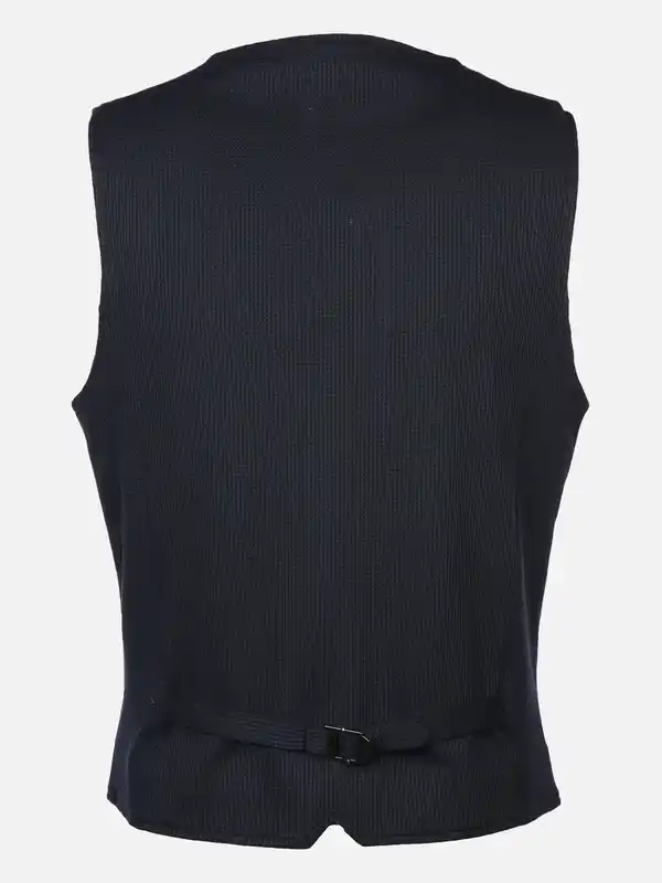 Bild 2 von Herren Jerseyweste in Waffelstruktur Blau